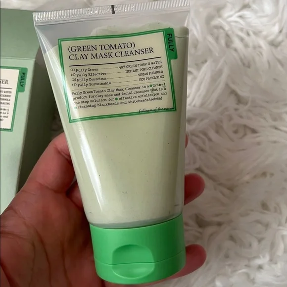 Green tomato 🍅clay mask cleanser - Picture 2 of 10